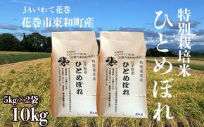 花巻市東和町特別栽培米ひとめぼれ 10kg 【2371】
