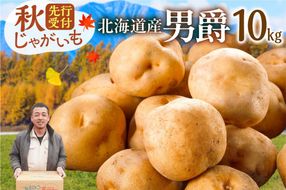 先行受付！ホクホク！しっとりなめらか！ 北海道産 男爵 いも じゃがいも 男爵いも 約10kg_S041-0006-2026