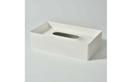 104Lab.ティッシュケース　ロング【カラー：ホワイト】 復興　震災　コロナ【能登半島地震復興支援】 北陸新幹線 F6P-1418