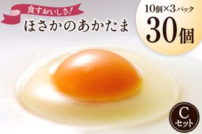 卵 こだわり卵 穂坂のあかたま 10個 3パック 計30個 [ハイチック 山梨県 韮崎市 20745485] たまご タマゴ あかたま あかいろ エコパック かわいい