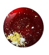 丸小皿（金箔）赤溜［NF185］ 303446_CU90084VC01