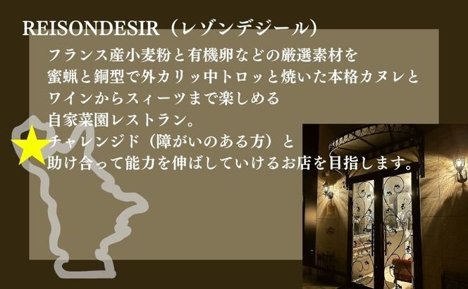 銅型・蜜蝋使用！こだわりのプレミアムカヌレ（大6種類各1個　計6個セット） お菓子 スイーツ 焼き菓子 ティータイム コーヒータイム おやつ 洋菓子 