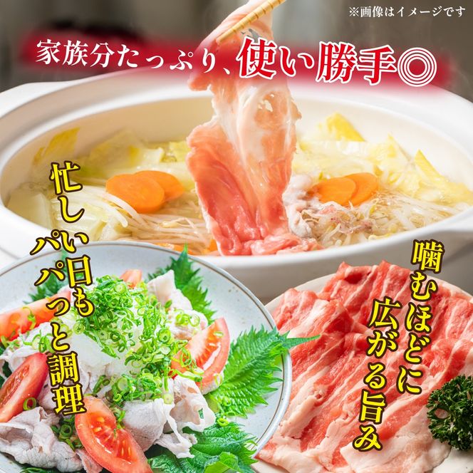 【工場直送】九州産 豚バラ スライス 2.4kg（ 国産 豚 豚肉 豚バラ しゃぶしゃぶ 小分け バラ 大容量 冷凍 ）