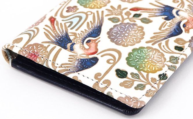 パスケース 花鳥 文庫屋大関 名刺入れ カードホルダー 名刺ケース 名刺ホルダー カード入れ 定期入れ 定期ケース 雑貨 生活雑貨 小物 革小物 革製品 本革 日用品 民芸品 工芸品 東京 東京都 墨田区