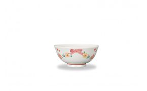 九谷焼プチ飯碗　リボン　前田敦子作 a02 焼き物 民芸品 工芸品 インテリア 食器 茶碗 172111_CY3102