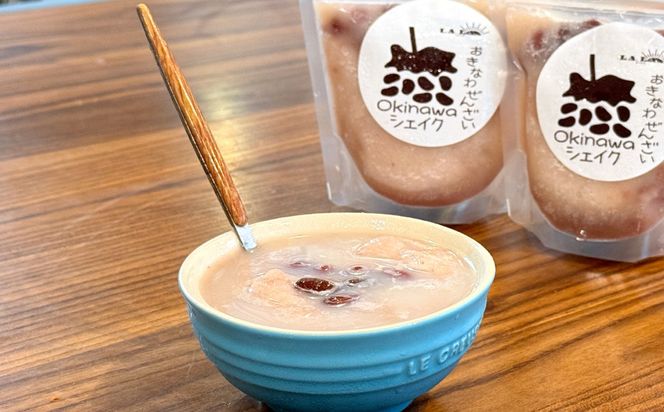 沖縄ぜんざいシェイク (5個入り) スイーツ デザート 冷凍 お取り寄せ ご当地 / LA.LA. STYLE Cafe[BCEV002]