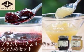 ブラムリージャム・チェリーキッスジャムのセット 140g × 各1個 計2個 ［小布施屋］ ジャム 詰合せ 食べ比べ 味比べ 味くらべ りんご 林檎 さくらんぼ ギフト 贈り物 お取り寄せ 瓶 長野県 信州 小布施 ［H-65］