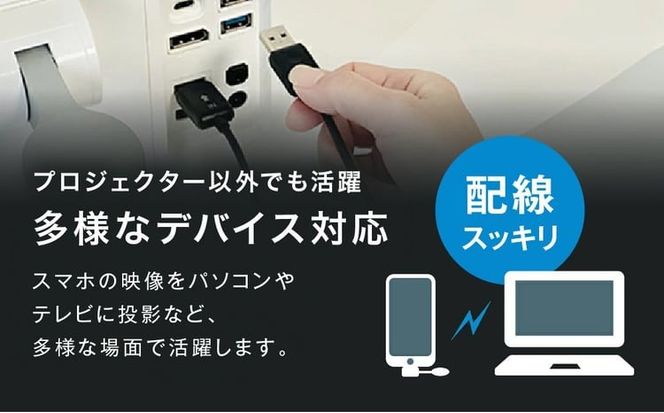 HDMIワイヤレスアダプター　USB-C タイプ（iPhone/スマホ用）