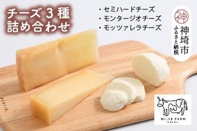 『ミルン牧場のフレッシュなモッツアレラ＆熟成チーズ』のセット100g×計5個(H102120)