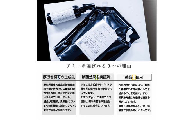 電解次亜塩素酸水　  400ppm　【20LBOX　2個セット】　除菌・消臭 322032_ES001