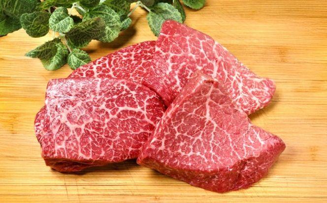 【全3回定期便】国産 博多和牛 A5ランク 赤身 希少部位 ステーキ 200g×4枚 部位おまかせ 雌 ≪築上町≫【KRAZY MEAT】 赤身 ステーキ 和牛 肉 BBQ[ABEN030]