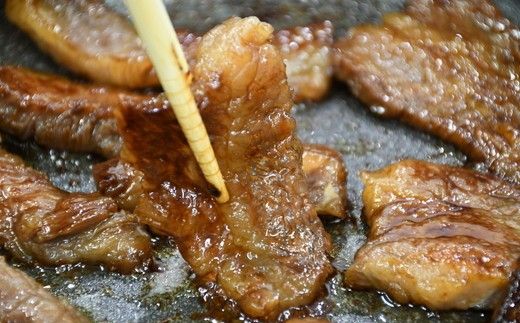 ［要加熱］三重県産黒毛和牛三種焼肉用 たれ漬（黒毛和牛 国産 バーベキュー 冷凍 牛肉）【002131】