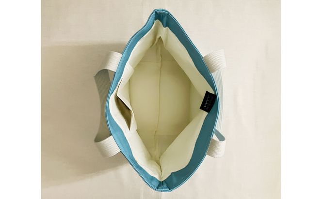 HASSIN＆MU-TAオリジナルトートバック【カラー：ターコイズブルー】 232238_DR005VC03