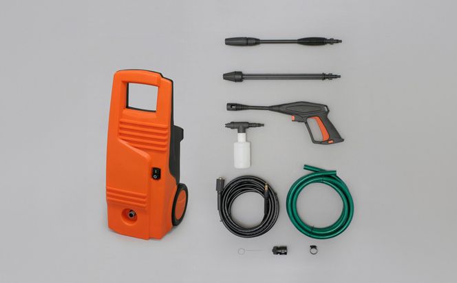 高圧洗浄機 FBN-601HG-D オレンジ 高圧洗浄機  アイリスオーヤマ FBN-601HG-D オレンジ コンパクト 高圧洗浄 高圧 洗浄機 洗浄 洗車 玄関 ベランダ 車 掃除 外壁 屋外 家庭 家庭用 高圧洗浄器 縦型