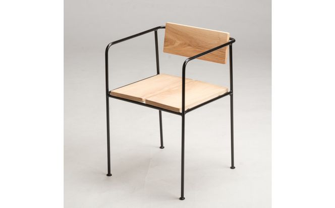マキヅ家具 槙塚鉄工所 Mashikaku Chair 372013_GL068