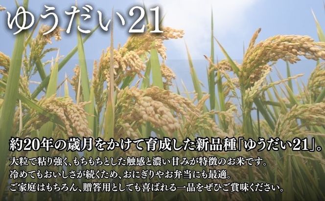 【令和7年度産】ゆうだい21　10kg（5kg×2袋）＜都留市産＞	EE025　|お米 米 こめ 新米