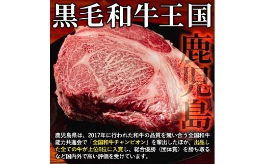 【定期便全2回】鹿児島県産黒毛和牛のすき焼き・ステーキ定期便(計1.5kg) t0042-009