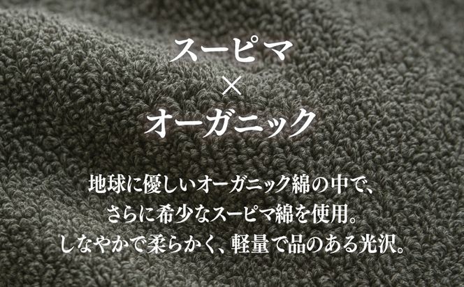 099H2469 高級泉州タオル ラガマフィン フェイスタオル グレー 3枚【国産 日用品 上質 タオル 国内製造】
