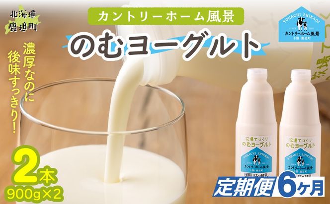 【定期6ヶ月】のむヨーグルト 900g ×2 SKB033