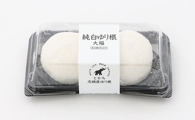 純白 ゆり根 大福 10個（2個入×5）［冷凍］和菓子 スイーツ  冷凍  白あん 白いんげん もち米 餅餡 国産  餅菓子 セット 名産 北海道 十勝 幕別町 忠類 