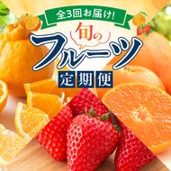 【定期便 全3回】紀州和歌山産旬のフルーツ定期便（田村みかん、いちご、紀州デコ）_G60-T77