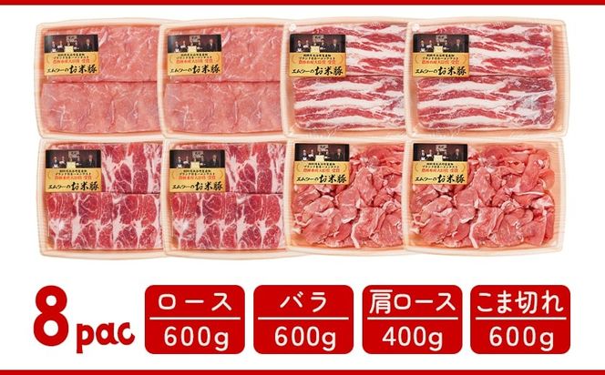 お米豚2.2kgセット_14-3101