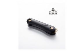 【FEDECA】キーオーガナイザー プレーンブラック 001186