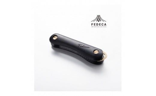 【FEDECA】キーオーガナイザー プレーンブラック 001186