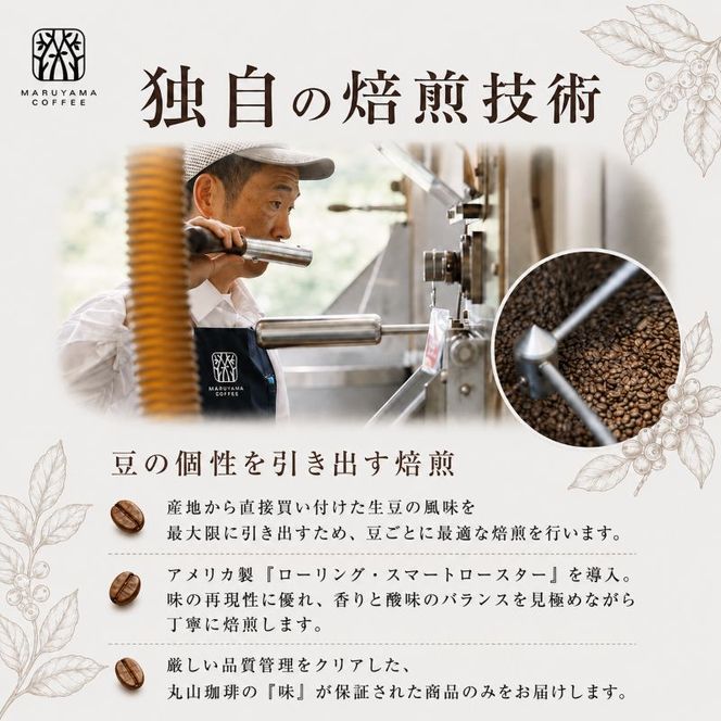 丸山珈琲 コーヒー 豆 モカブレンド10袋 オリジナルブレンドコーヒー ツルヤ 豆100g×10袋 小諸市 お取り寄せ
