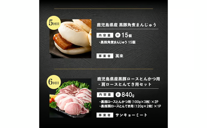 【定期便全6回】"志”あふれるバラエティAコース！志布志うんまか定期便  t0088-004