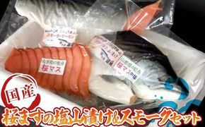 FYN6-439 手作り桜マス塩山漬け・スモークセット