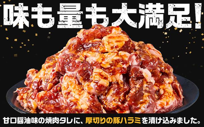 オリジナル焼肉のタレ漬け　厚切りハラミ　2400ｇ 372013_HM154