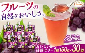 【ぶどう】たらみ おいしい蒟蒻ゼリー   150g 30個セット 糸島市 / たらみ [ALN009-2]