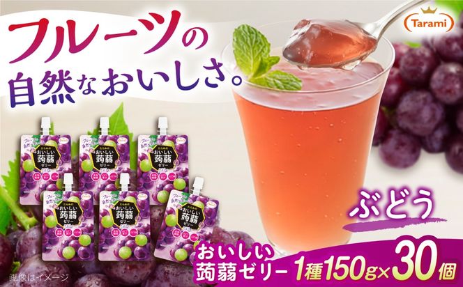 【ぶどう】たらみ おいしい蒟蒻ゼリー   150g 30個セット 糸島市 / たらみ [ALN009-2]