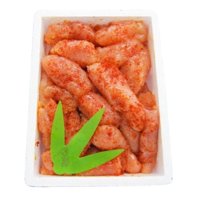 訳あり【氷温熟成辛子明太子】無着色　切れ子（切下）500ｇ（250ｇ×2）1箱[ABDL001]