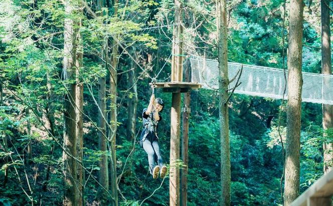 アドベンチャーコース　チケット 体験 レジャー フィールドアスレチック 子供 観光 アクティビティ 自然と遊ぶ 