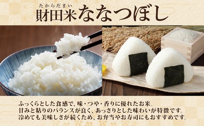 財田米 ななつぼし 5kg R7年産 北海道産 白米 精米 お米 コメ こめ ライス おにぎり ご飯 国産 炊き立て 自炊 人気 お取り寄せ 産地直送 常温 送料無料 北海道 洞爺湖町