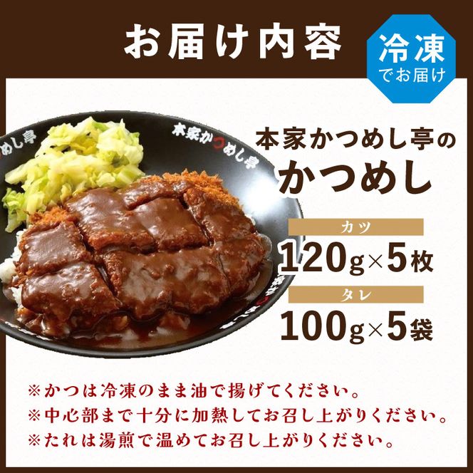本家かつめし亭のかつめし(5食入り)《 かつめし 本家かつめし亭 デミグラスソース おいしい 洋食 おすすめ 》【2402I05601】