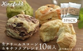 【 自宅用 】 おすすめ スコーン 10個 ＋ キナフク ブレンド 3PACK セット《糸島》【キナフク】焼き菓子 焼菓子 洋菓子 スイーツ パン [AFA005] 洋菓子 焼き菓子 卵不使用 スコーン お菓子 自宅用 個包装 セット 詰め合わせ