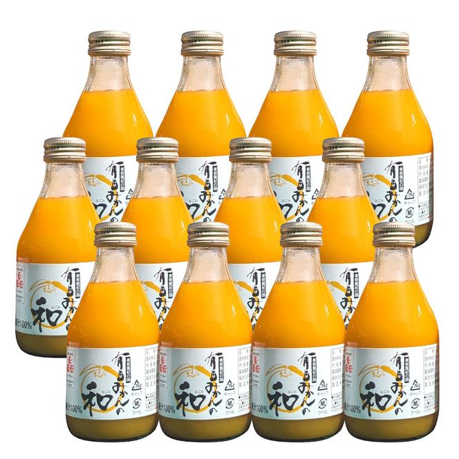 ZY6104n_果樹園紀の国 有田みかんの和 180ml 12本入