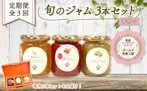 【全3回定期便】 ジャム 詰め合わせ 無添加 旬 3種 セット 英国 マーマレード アワード 受賞 国産 フルーツ やまゆ スイーツ ギフト 贈り物 季節 静岡県 藤枝市 トースト パン 朝食 朝ご飯