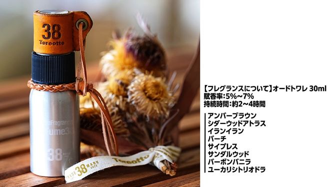naFume38 Amber Brown（アンバーブラウン） 38explore toreotto38 38kenkyujo アロマフレグランス 香水 アンバーブラウン 精油 [EK021us]