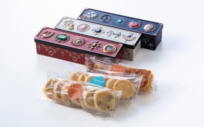 Yu-YuRiA 缶入りお菓子セット　アーモンドフロランタン　ココナッツサブレ　アーモンドサブレ　ギフト　スイーツ　母の日　父の日　バレンタイン　ホワイトデー-[G535]