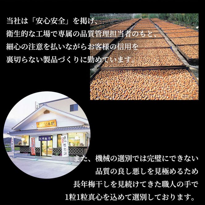 SF1018_紀州南高梅　昔ながらのしそ漬　家庭用Ｂ級　800ｇ