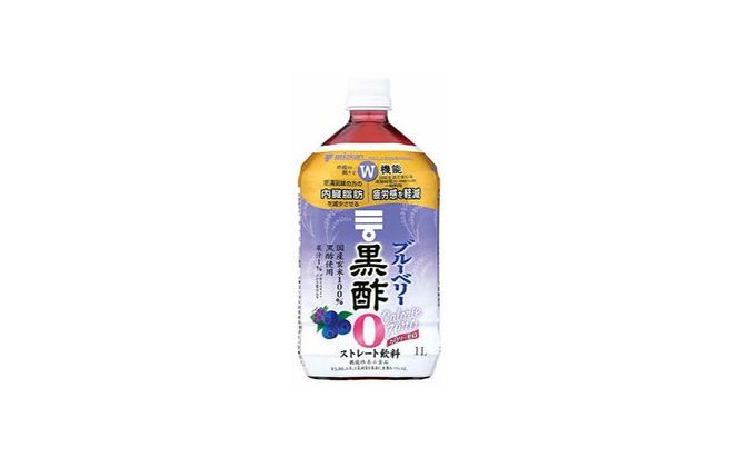ミツカン ブルーベリー黒酢 カロリーゼロ1L 6本