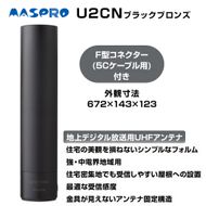 地デジアンテナ UNICORN ユニコーン 黒 電化製品 アンテナ テレビ 壁面用 屋外 