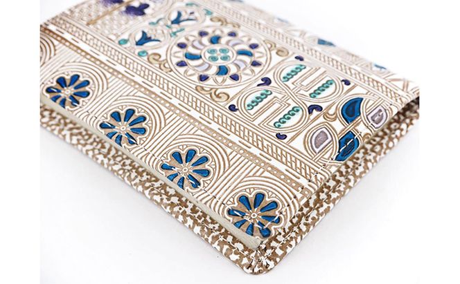 【文庫屋大関】箱まち小銭入れ　アポロン＜ブルー＞【皮革工芸品】 ファッション小物 財布 民芸品 