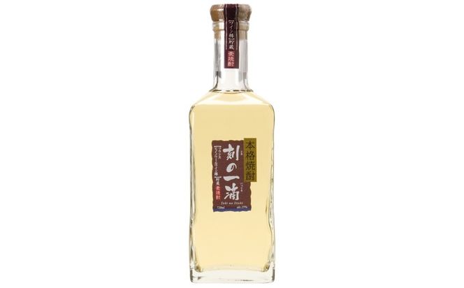 刻の一滴 麦焼酎 720ml 箱入り フランス　ピノ・ノワールワイン樽貯蔵　ときのいっこく
