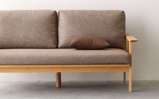 ミニクッション 長方形 カプリス D ブラウン 約 42cm × 26cm クッション ソファ 生地 秋山木工 秋山木工株式会社 国産 静岡県 藤枝市