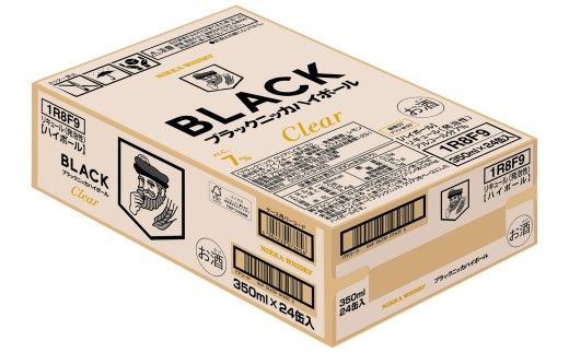 新デザイン！ブラックニッカ クリアハイボール 350ml × 1ケース 24本 ノンピート 家飲み まとめ買い_Y020-0731